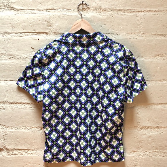 〰️🟣 VTG Geometric Patterned Top🟣〰️ - Picture 7 of 9